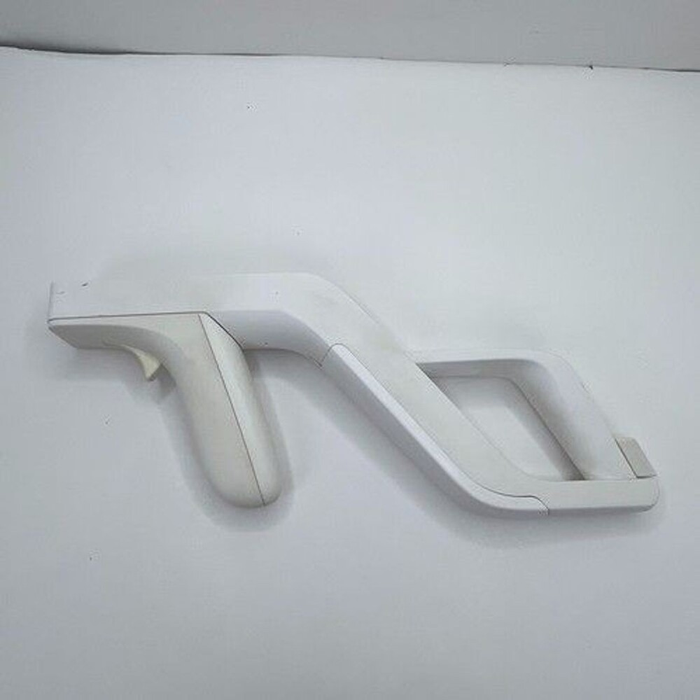 OEM White Nintendo Official Wii Zapper Light Gun Attachment Controller RVL-023